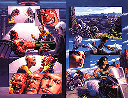 X-Men 2099 Oasis Pages 8-9, Brothers Hildebrandt