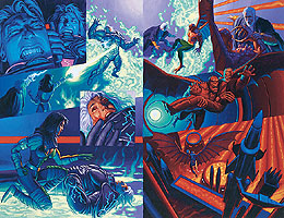 X-Men 2099 Oasis Pages 40-41, Brothers Hildebrandt