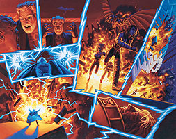 X-Men 2099 Oasis Pages 42-43, Brothers Hildebrandt