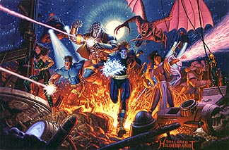 X-Men 2099 poster, Brothers Hildebrandt