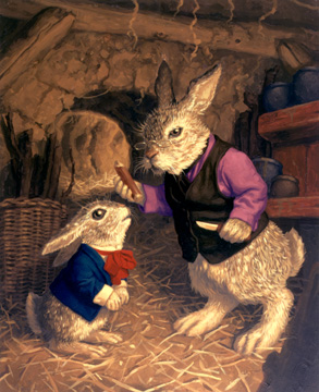 Grandpa Cottontail and Peter, Greg Hildebrandt