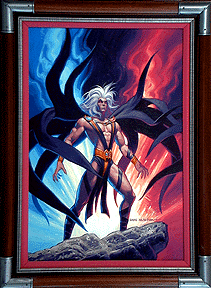 Lightning Strikes - Ravidel the Battlemage, Greg Hildebrandt