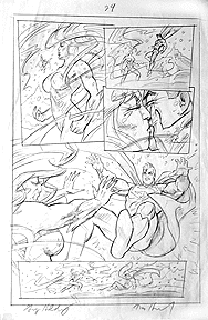 Superman Sketch pg. 29, Brothers Hildebrandt