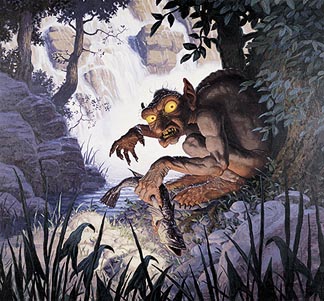 Tolkien Calendar May 1978 Gollum, Brothers Hildebrandt