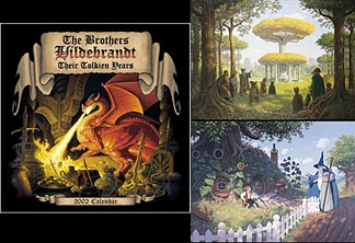 Tolkien Years  2002  Signed Calendar and Prints set, Brothers Hildebrandt