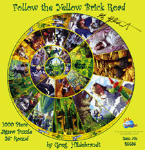 Follow The Yellow Brick Road - Puzzle, Greg Hildebrandt