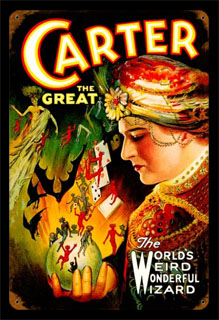 Carter the Great V833- Vintage Tin Sign, PTS