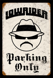  CakJuice Tin Sign Funny Badass Parking Only Tin Sign