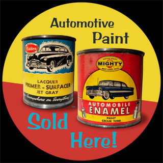 Auto Paint MTY067- Vintage Tin Sign - Round, PTS