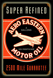 Aero Eastern PTS126- Vintage Tin Sign, PTS