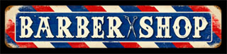 Barber Shop PTS052- Vintage Tin Sign, PTS