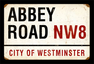 Abbey Road PTS087- Vintage Tin Sign, PTS