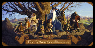 The Fellowship - Vintage Tin Sign, Brothers Hildebrandt