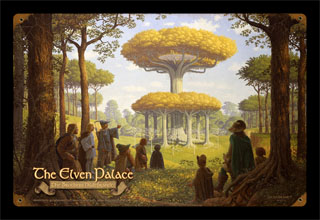 The Elven Palace -LOTHLORIEN - Vintage Tin Sign, Brothers Hildebrandt