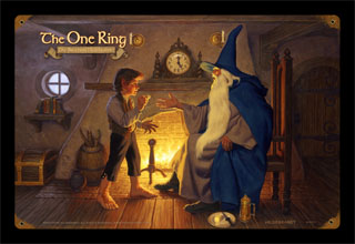 The One Ring - GANDALF - Vintage Tin Sign, Brothers Hildebrandt