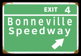 Bonneville Speedway V482- Vintage Tin Sign, PTS