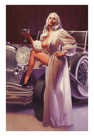 Champagne Taste - 24x36 Giclee, Greg Hildebrandt