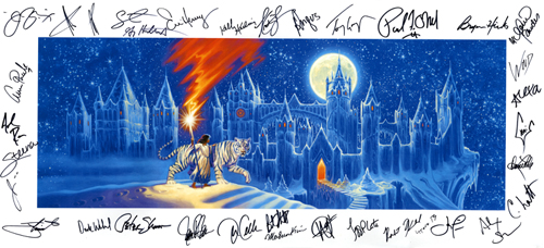 2006 TSO Program Cover - Canvas Print - SIGNED BY THE BAND MEMBERS and PAUL O