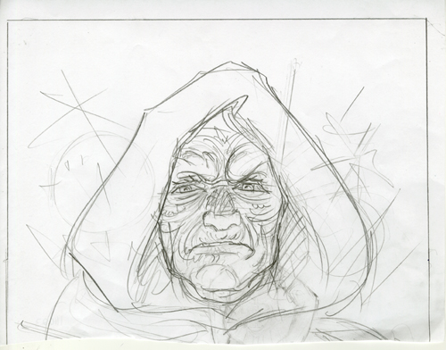 Star Wars - Marvel Cover - Sketch #12, Greg Hildebrandt