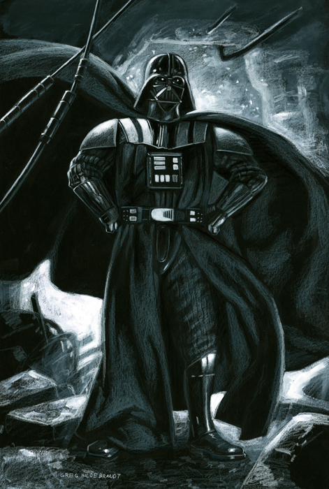 Darth Vader - Black Board, Greg Hildebrandt