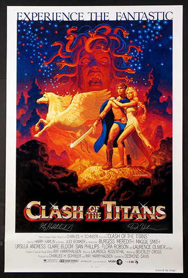 Clash of The Titans Movie Cast - Printed Photograph Signed In Ink