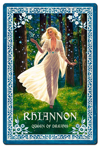 Rhiannon - Vintage Metal Sign - Small, Greg Hildebrandt