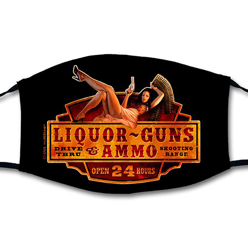 Liquor Guns and Ammo - Mask, Greg Hildebrandt