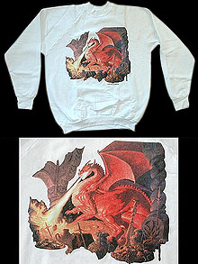 Smaug white sweatshirt, Brothers Hildebrandt