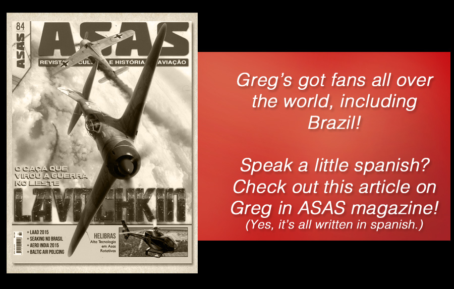 ASAS Brazil article about Greg Hildebrandt!