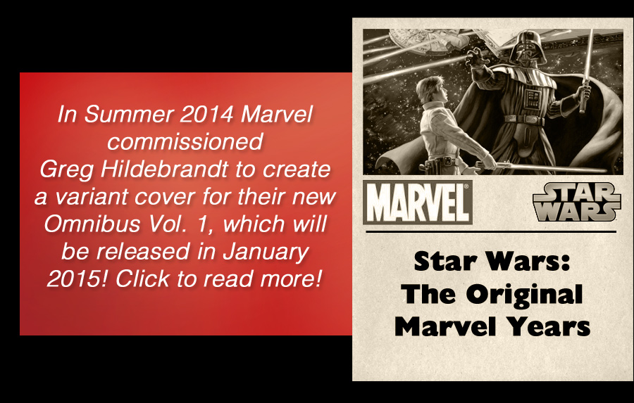 In Summer 2014 Marvel commissioned Greg Hildebrandt to create a variant cover for their new Omnibus Vol. 1, which will be released in January 2015! Click to read more! 