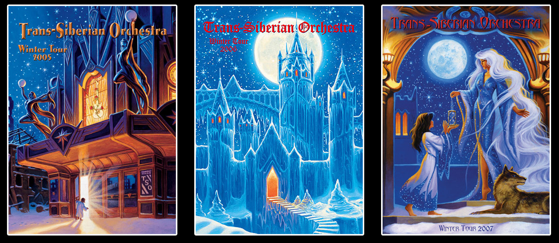 Trans-Siberian Orchestra program covers